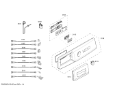 Схема №1 WM12A162DN с изображением Панель управления для стиралки Siemens 00673757