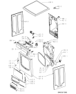 Схема №1 AWL 635 с изображением Обшивка для сушилки Whirlpool 481245215679