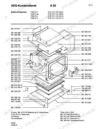 Схема №1 COMP. 7210E-D с изображением Диод для духового шкафа Aeg 8996613590000
