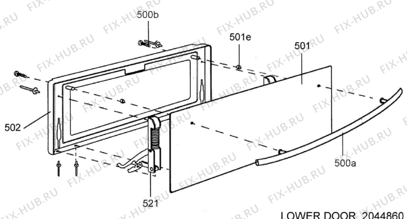 Взрыв-схема вытяжки Gorenje 149A A149C67A NO   -White FS 60 (900000358, A149C67A) - Схема узла 05