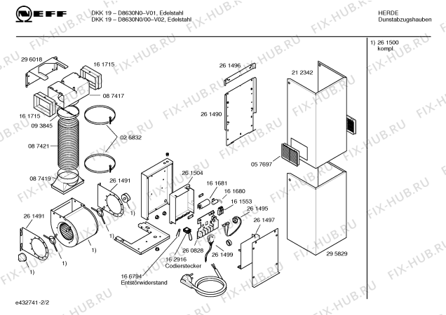 Схема №1 D8930N0 DKK 39 с изображением Инструкция по эксплуатации для вентиляции Bosch 00518963