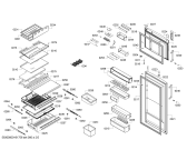 Схема №1 KDN59AW30N с изображением Дверь для холодильной камеры Bosch 00712791