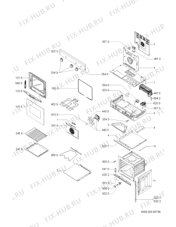 Схема №1 AKL824/NB с изображением Панель для плиты (духовки) Whirlpool 481245319766