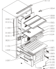 Схема №1 RI46208 (184846, HKI2027BF) с изображением Ящик (корзина) для холодильной камеры Gorenje 180222