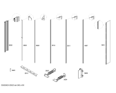 Схема №1 RC472700 с изображением Монтажный набор для холодильной камеры Bosch 00671888