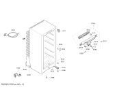 Схема №1 GSP80E10 с изображением Люк для холодильной камеры Bosch 00643394