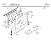 Схема №1 HBN630260F с изображением Набор кнопок для плиты (духовки) Bosch 00423598