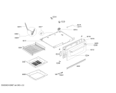Схема №1 HBC24D651 с изображением Внешняя дверь для духового шкафа Bosch 00444875