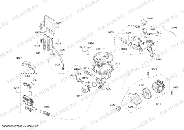 Схема №1 SHU43C07UC Bosch с изображением Внешняя дверь для посудомойки Bosch 00680004