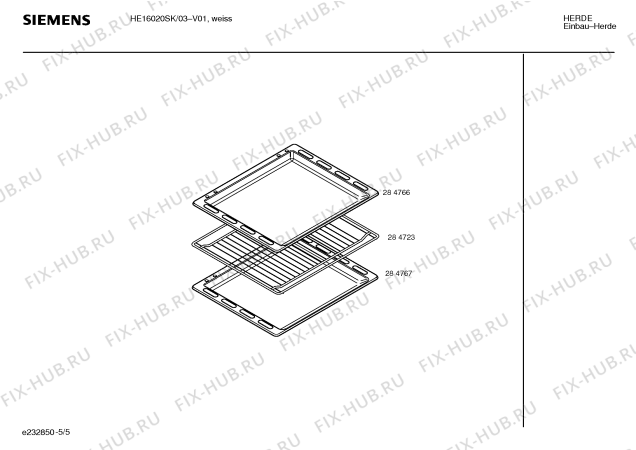 Схема №1 HE16020SK с изображением Инструкция по эксплуатации для духового шкафа Siemens 00522482