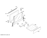 Схема №1 FRM4800W с изображением Фронтальное стекло для плиты (духовки) Siemens 00243742
