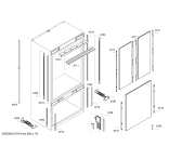 Схема №1 RY491701 с изображением Монтажный набор для холодильной камеры Bosch 00703734