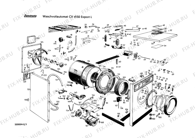 Схема №1 CV4150 EXPORT L с изображением Переключатель для стиралки Bosch 00044619