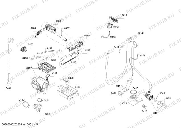 Схема №1 WM14U7680W с изображением Набор роликов для стиральной машины Bosch 00776072