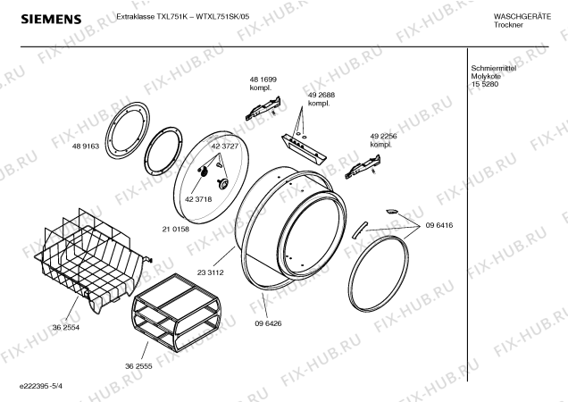 Схема №1 WTXL751SK EXTRAKLASSE TXL751K с изображением Инструкция по установке и эксплуатации для сушилки Siemens 00585751