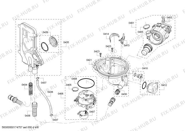 Схема №1 63012312314 Kenmore с изображением Панель управления для электропосудомоечной машины Bosch 00770757