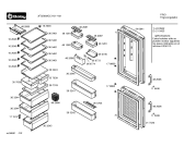 Схема №1 3FG5692GC1 с изображением Дверь для холодильной камеры Bosch 00240941