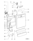 Схема №1 6ADP 5550 WH с изображением Обшивка для посудомоечной машины Whirlpool 481245371653