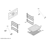 Схема №1 HV11AB510E с изображением Ручка выбора программ для духового шкафа Siemens 00615159