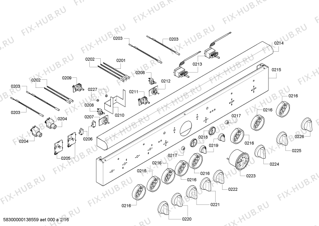 Схема №1 PRG364EDG с изображением Горелка для электропечи Bosch 00666306