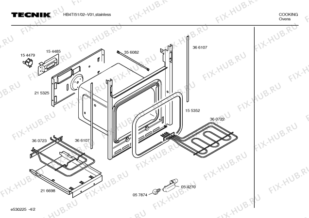 Схема №1 HB4TI51 TKC241 с изображением Переключатель для плиты (духовки) Bosch 00189688