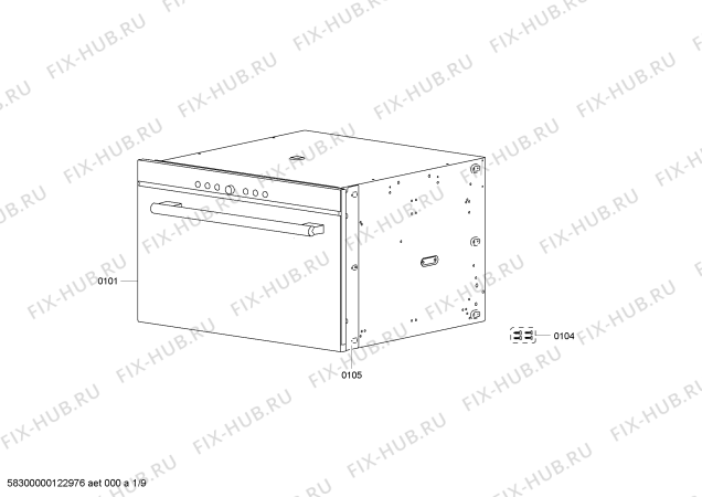 Схема №1 HB15K8Z0C с изображением Дверь для плиты (духовки) Siemens 00478468