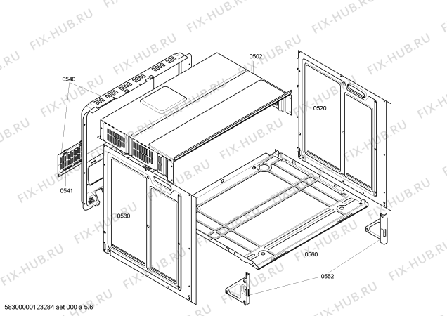 Схема №1 HBN131561B с изображением Панель управления для духового шкафа Bosch 00447827