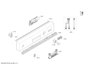 Схема №1 S41E50W0GB с изображением Панель управления для посудомойки Bosch 00705391