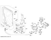 Схема №1 SMI50E25EP с изображением Модуль управления для посудомоечной машины Bosch 00651060