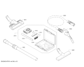 Схема №1 BGL8ZOO Zoo'o ProAnimal с изображением Изоляционная поверхность для пылесоса Bosch 00754740