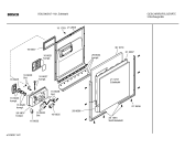 Схема №1 SGI5905 с изображением Передняя панель для электропосудомоечной машины Bosch 00357914