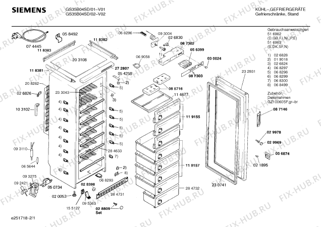 Схема №1 GS35B03IR с изображением Дверь для холодильной камеры Siemens 00232606