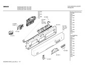 Схема №1 SGS43C32EU с изображением Передняя панель для посудомойки Bosch 00439134