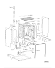 Схема №2 ADG 7720 WH с изображением Электропомпа для посудомойки Whirlpool 480140102031