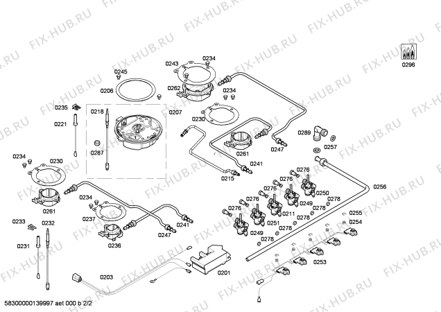 Взрыв-схема плиты (духовки) Siemens EC745QB90R ENC.EC745QB90R 4G+1W SE70F IH5 - Схема узла 02