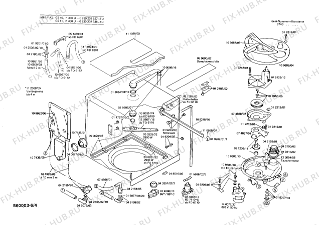 Схема №1 0730202525 GS10 с изображением Кнопка для электропосудомоечной машины Bosch 00020294