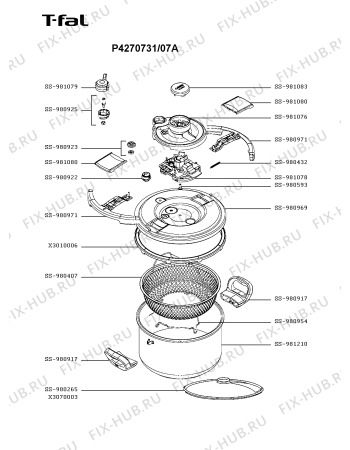 Схема №1 P4280763/07A с изображением Кастрюля для духовки Tefal SS-981080