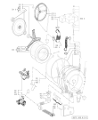 Схема №1 AWM 5080/4 с изображением Тумблер для стиральной машины Whirlpool 481228219329