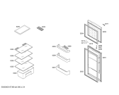 Схема №1 3FFB3400MY My Balay с изображением Вкладыш в панель для холодильной камеры Bosch 00700929