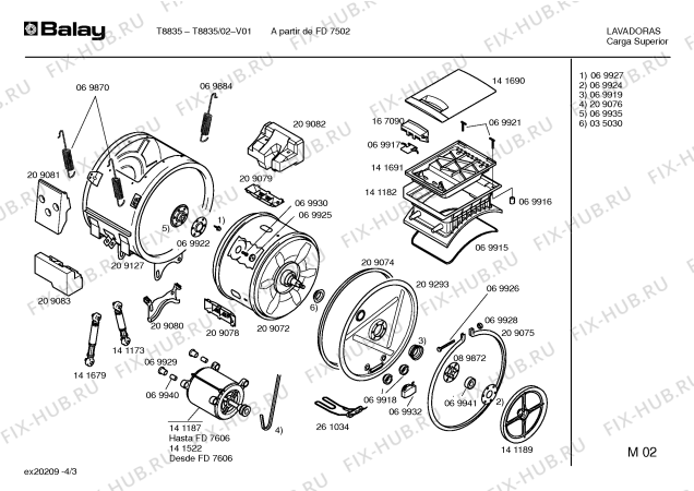 Схема №1 T8835 с изображением Кабель для стиралки Bosch 00299969