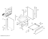 Схема №1 HCA778350U с изображением Стеклокерамика для плиты (духовки) Bosch 00715244