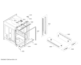 Схема №1 DWHD440MFP see VO Text с изображением Внешняя дверь для посудомойки Bosch 00770362