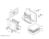 Схема №1 HEV42S320 Horno bosch pol.mltf_basc.blanc.reloj et с изображением Передняя часть корпуса для плиты (духовки) Bosch 00442837