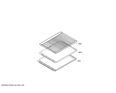 Схема №1 FRMA702 с изображением Фронтальное стекло для плиты (духовки) Bosch 00710611