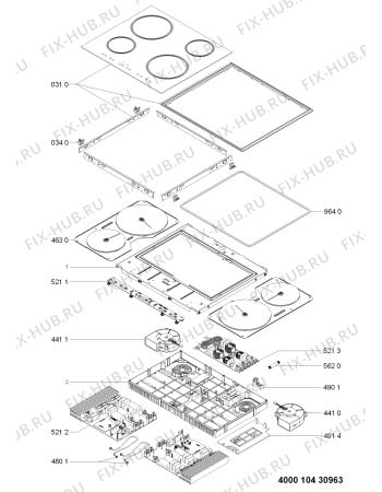 Схема №1 ACM 773/IX с изображением Втулка для плиты (духовки) Whirlpool 481010424098