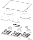 Схема №1 HK854420XB FZ5 с изображением Поверхность для плиты (духовки) Aeg 8081412010