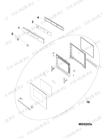 Схема №1 MWA4241X (F087759) с изображением Пружина для электропечи Indesit C00310514