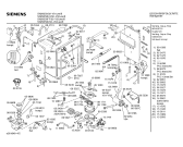 Схема №1 SN29350 с изображением Панель для посудомойки Siemens 00287501