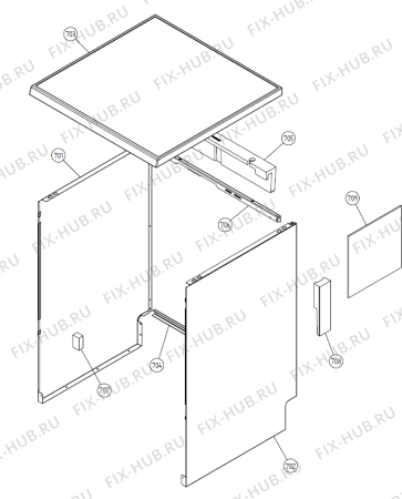 Схема №1 D3530 KO   -SS FH 60 (900001285, DW20.4) с изображением Кабель для посудомоечной машины Gorenje 230417