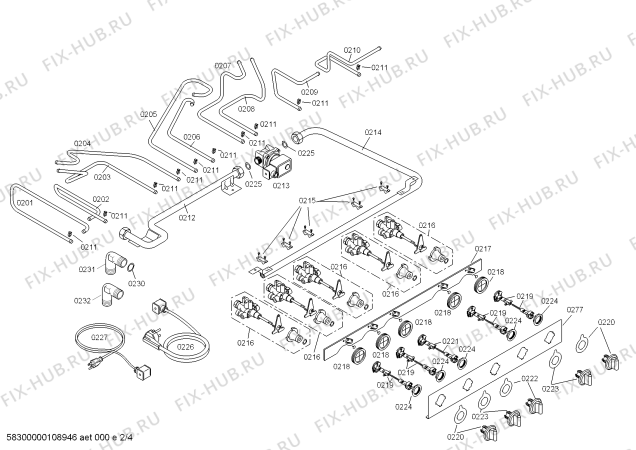 Схема №1 KG491110CA с изображением Труба для духового шкафа Bosch 00445244